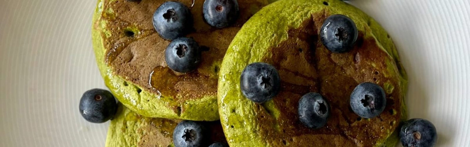 Pancakes verdes