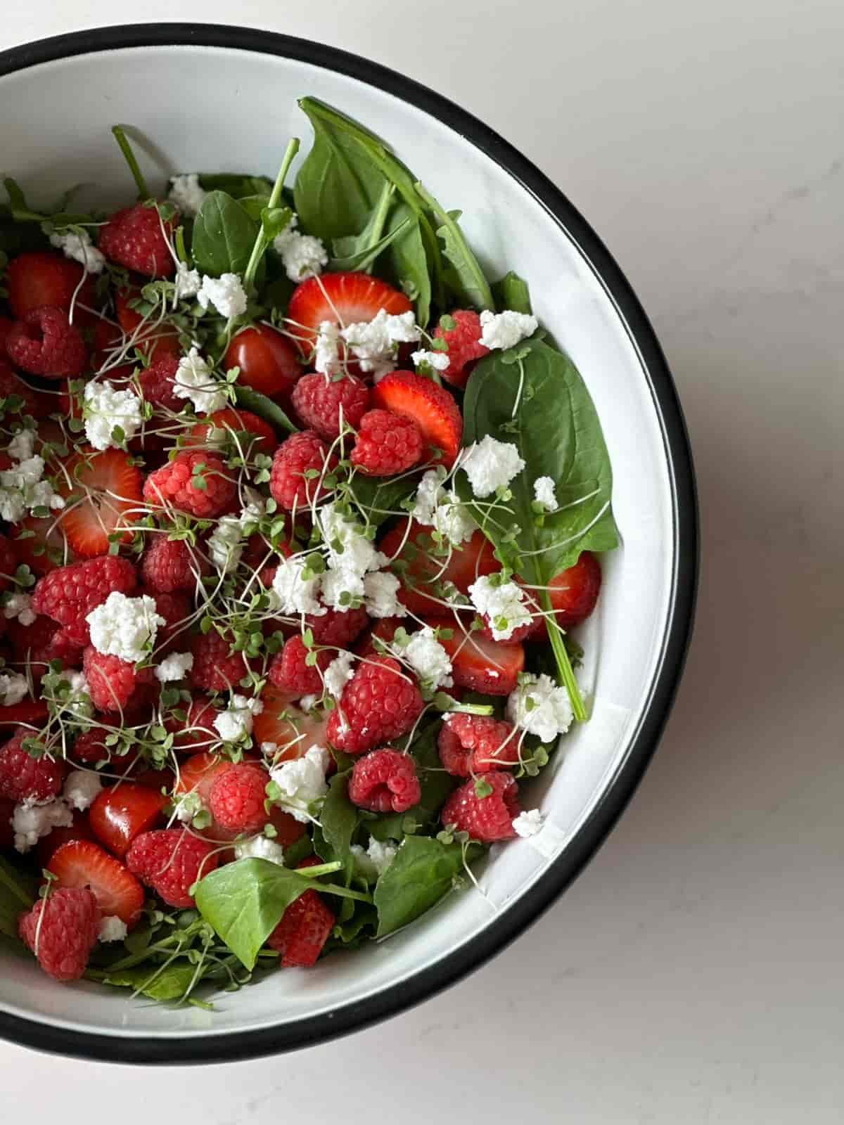 Ensalada con berries