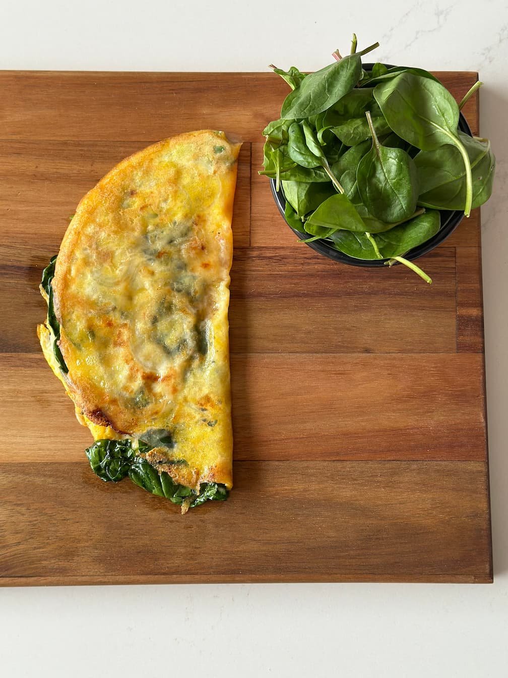 Huevos en tortilla de arroz