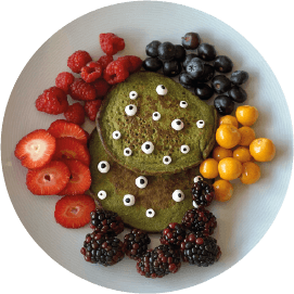Spooky Pancakes Verdes Halloween