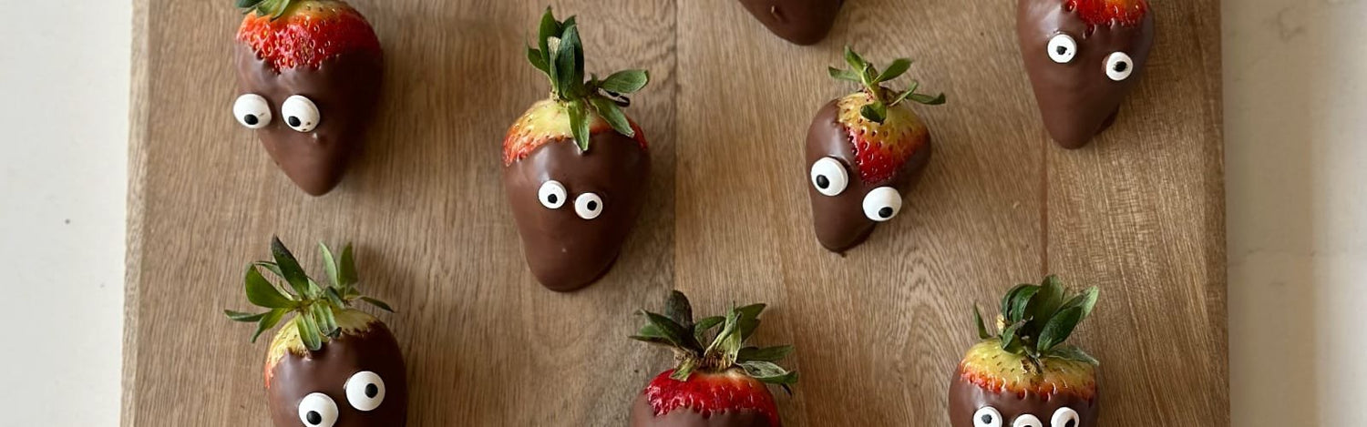 Fresas con Chocolate para Halloween