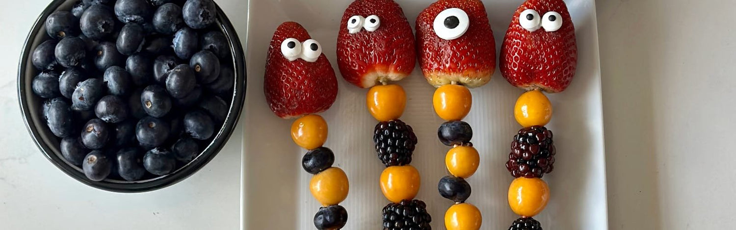 Pinchos Frutas Halloween
