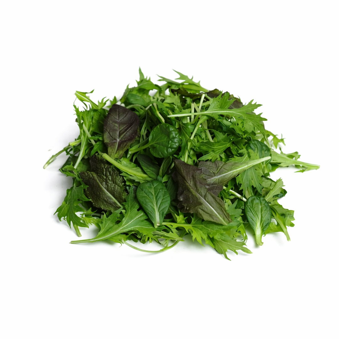 Summer Mix-baby leaf mix (100g)-Mizuna Verde,Tatsoi Verde y Mostaza Roja